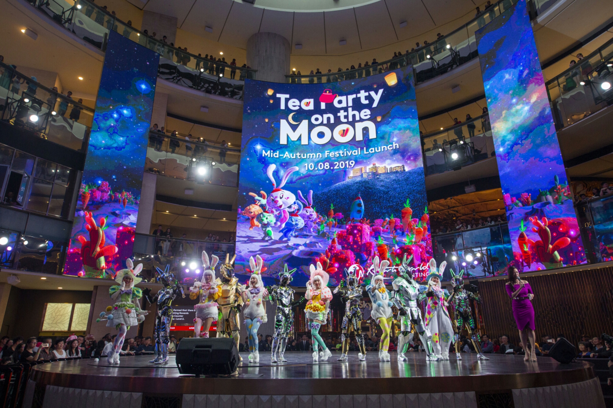 Tea Party on the Moon at SkySymphony Stage with bunnies.jpg image